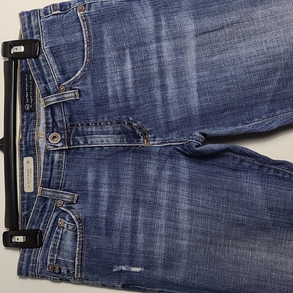 ADRIANO GOLDSCHMIED The Premiere Skinny Straight Medium Wash Crop Size 29R - Picture 6 of 16